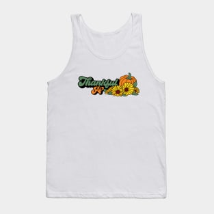 Thankful Af - Thanksgiving Funny Quotes Tank Top